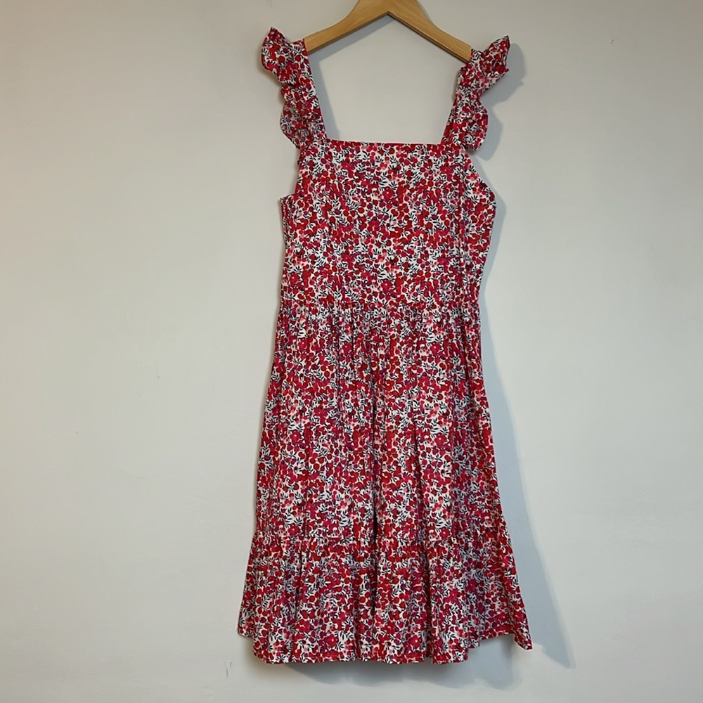 Crewcuts Liberty Print Smocked Dress